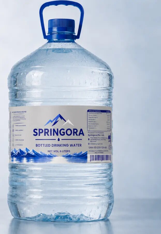 Springora 6 litre bottled drinking water